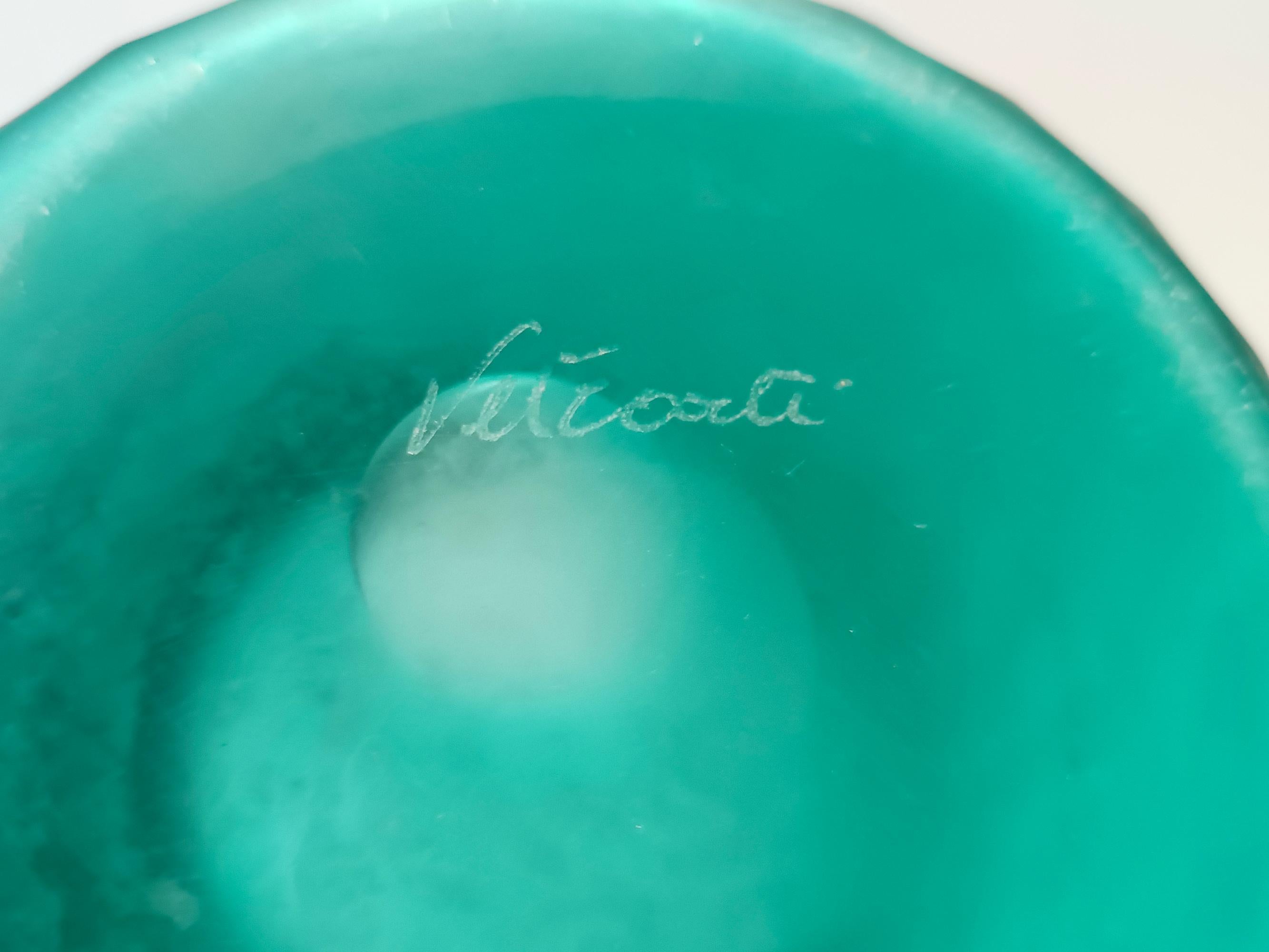 Vaso in vetro di Murano lucido e soffiato a mano di Vetrarti, Italia in vendita 2