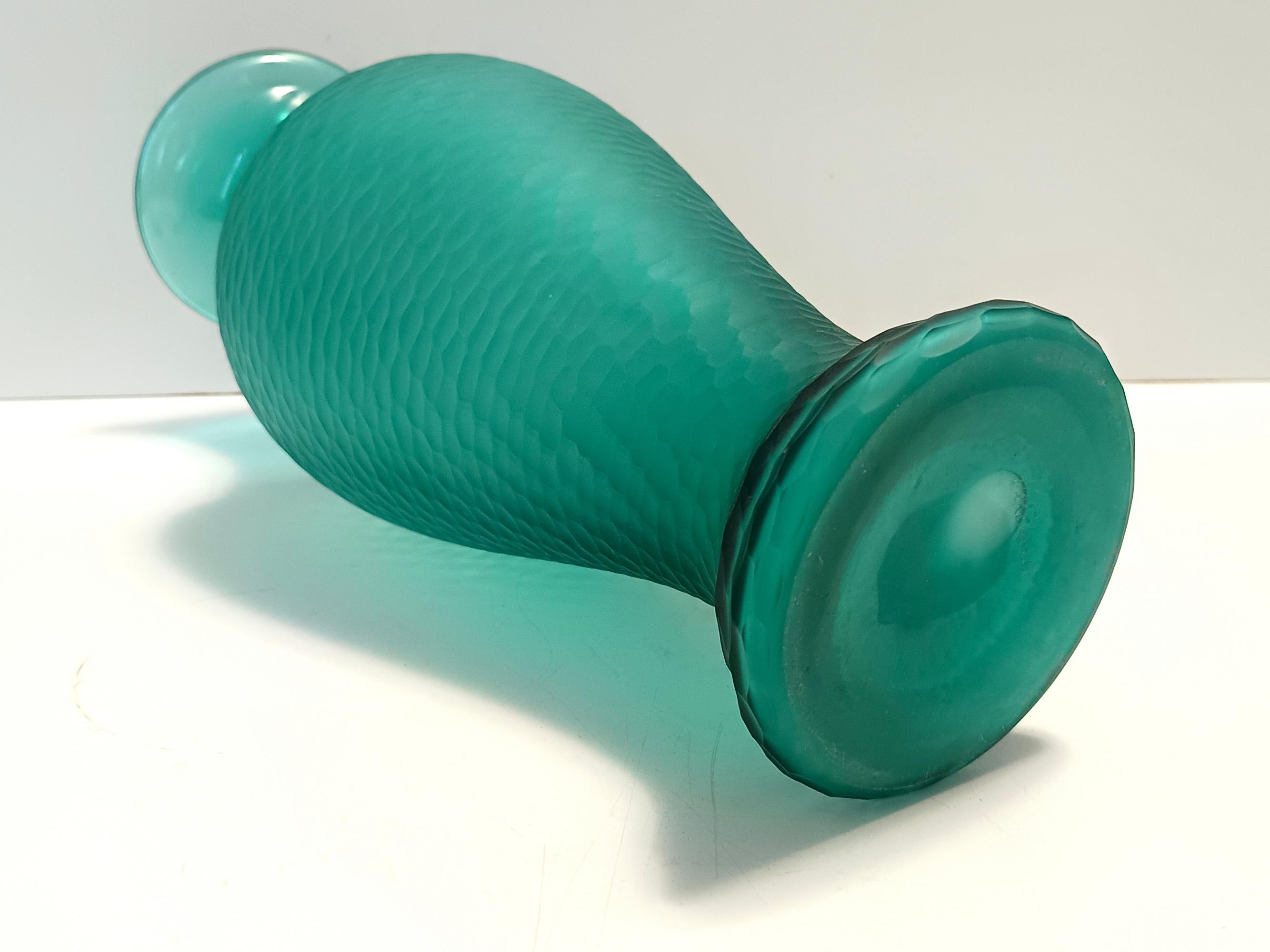 Vaso in vetro di Murano lucido e soffiato a mano di Vetrarti, Italia in vendita 1