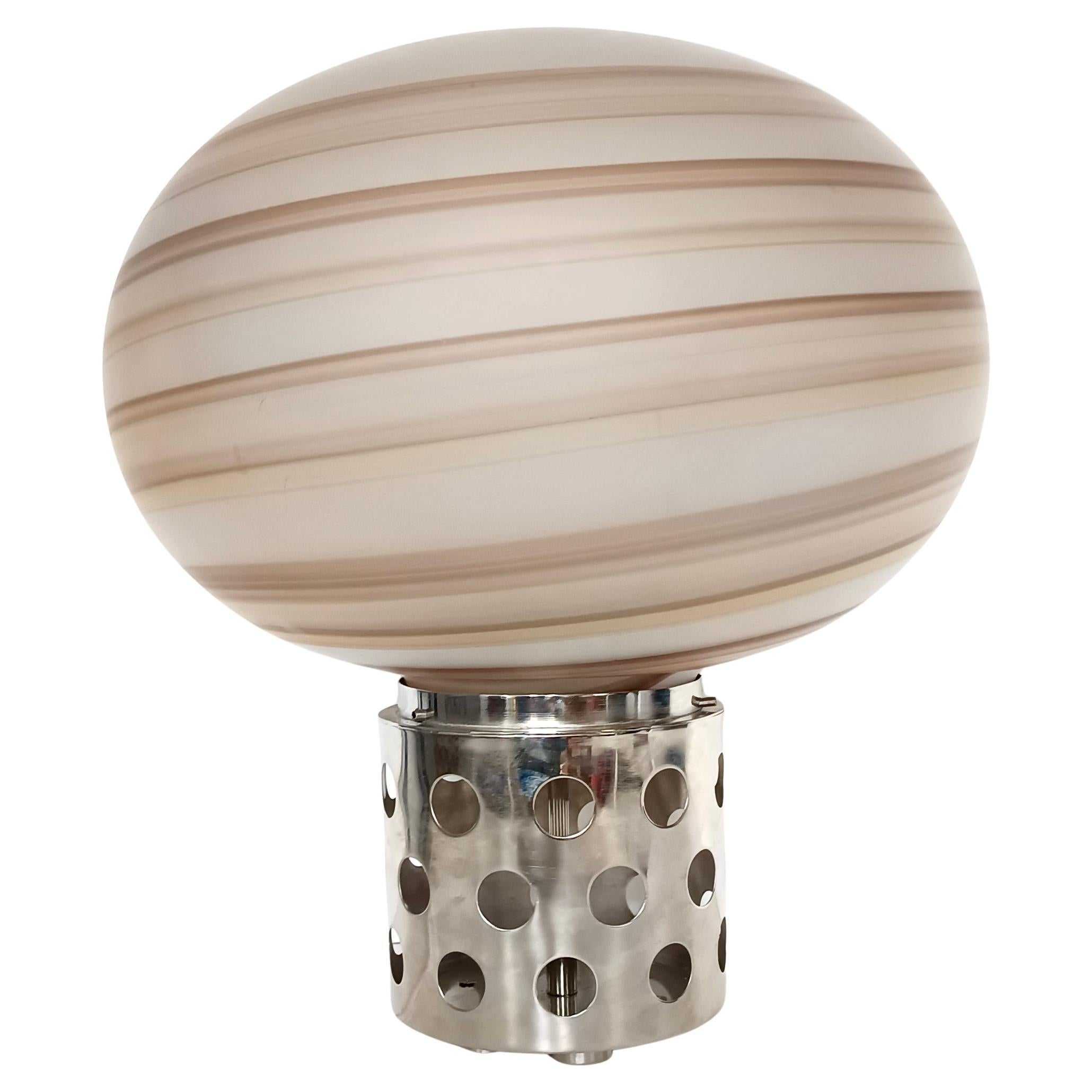 Lampe de table en verre de Murano Brown par Sabattini et Diaz de Santillana pour VeArt en vente