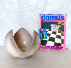 Postmodern Glazed Ceramic Decorative Item attr. to Giovanni Bertoncello, Italy