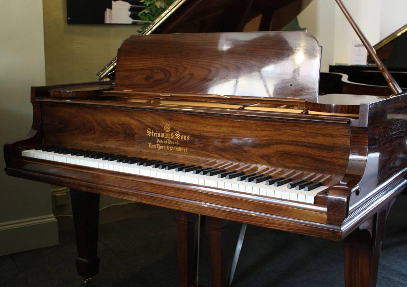 rosewood steinway grand piano