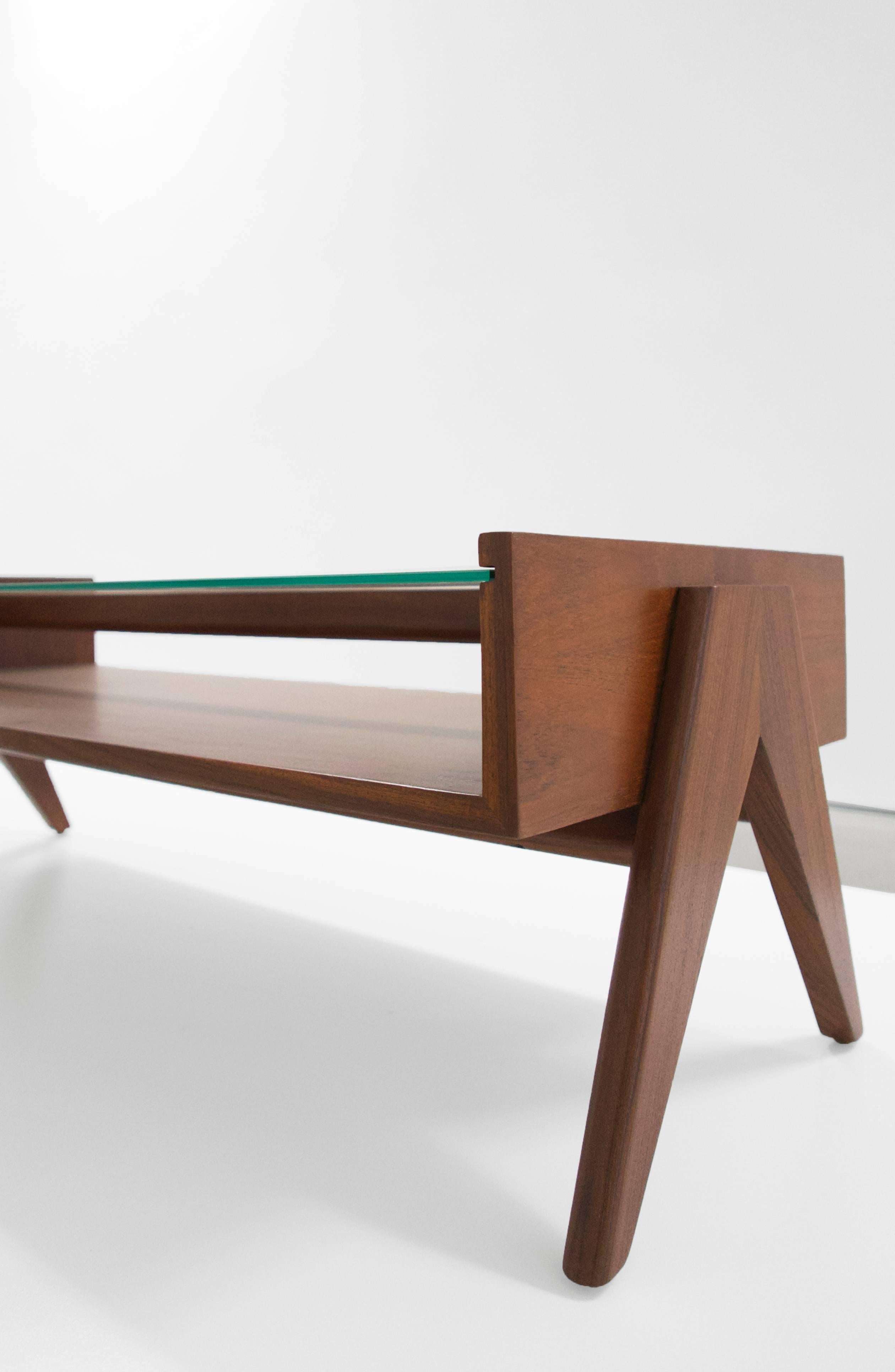 Mid-Century Modern Pierre Jeanneret Coffee Table from Chandigarh
