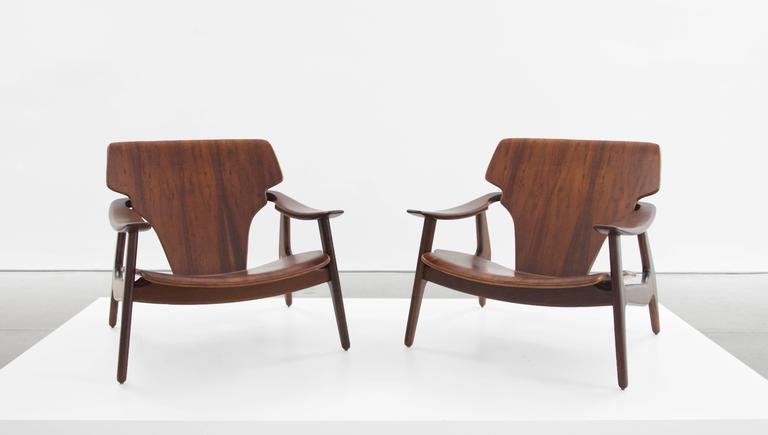 Mid-Century Modern Sergio Rodrigues 'Diz' Chairs
