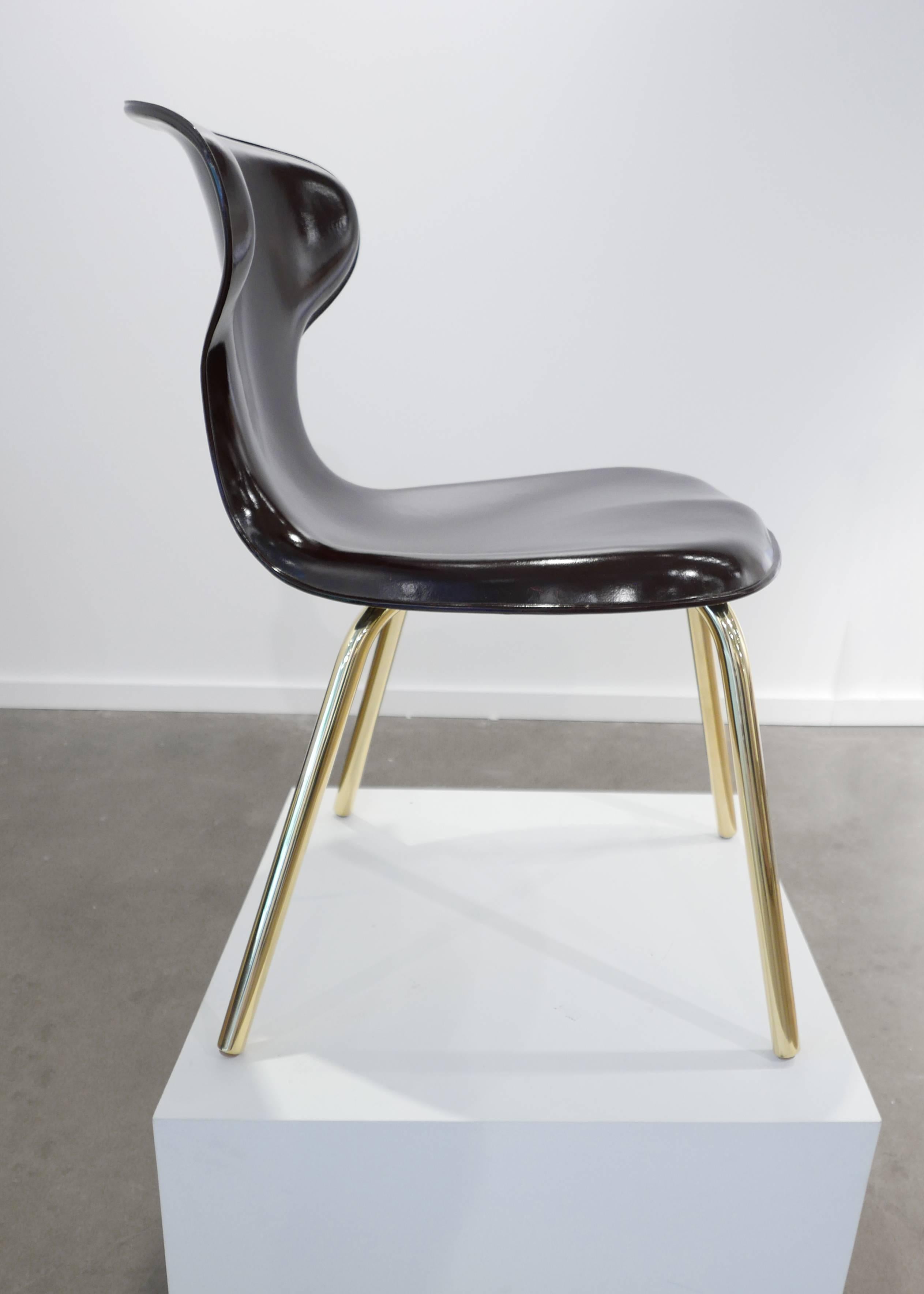 American Egmont Arens Fiberglass Chair For Sale