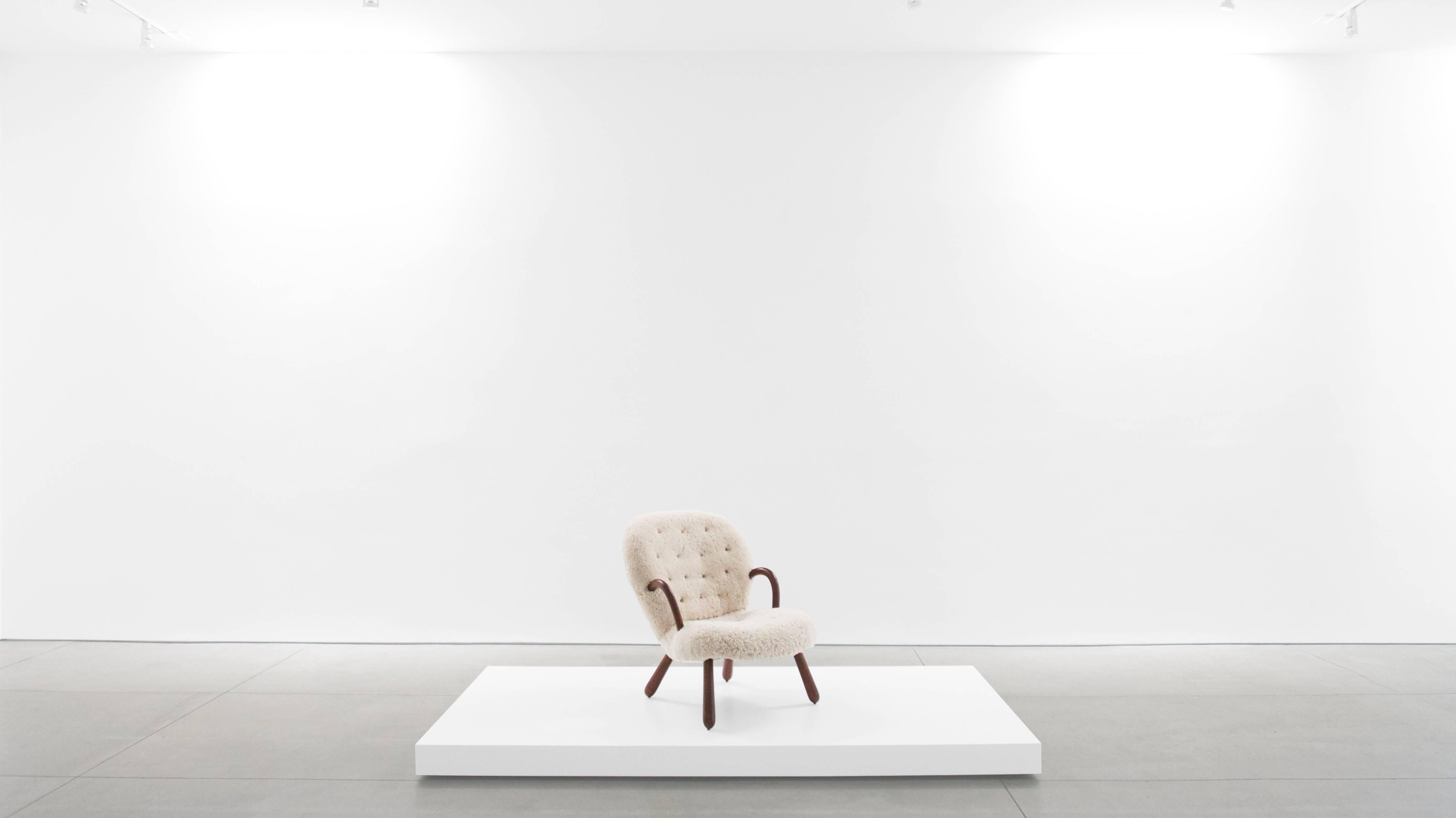 Birch Philip Arctander 'Clam' Chair
