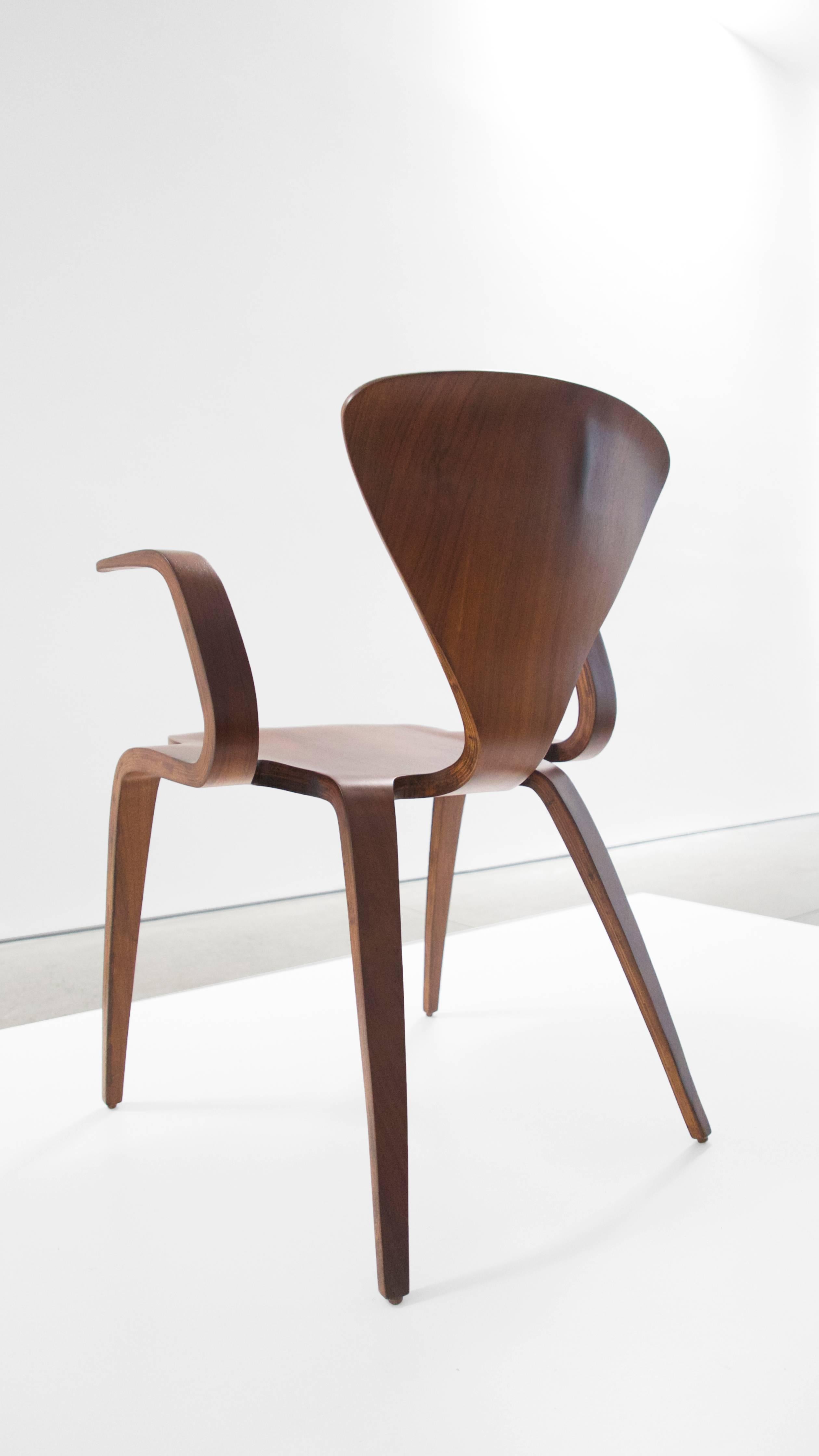 Rare Norman Cherner prototype armchair for Plycraft.