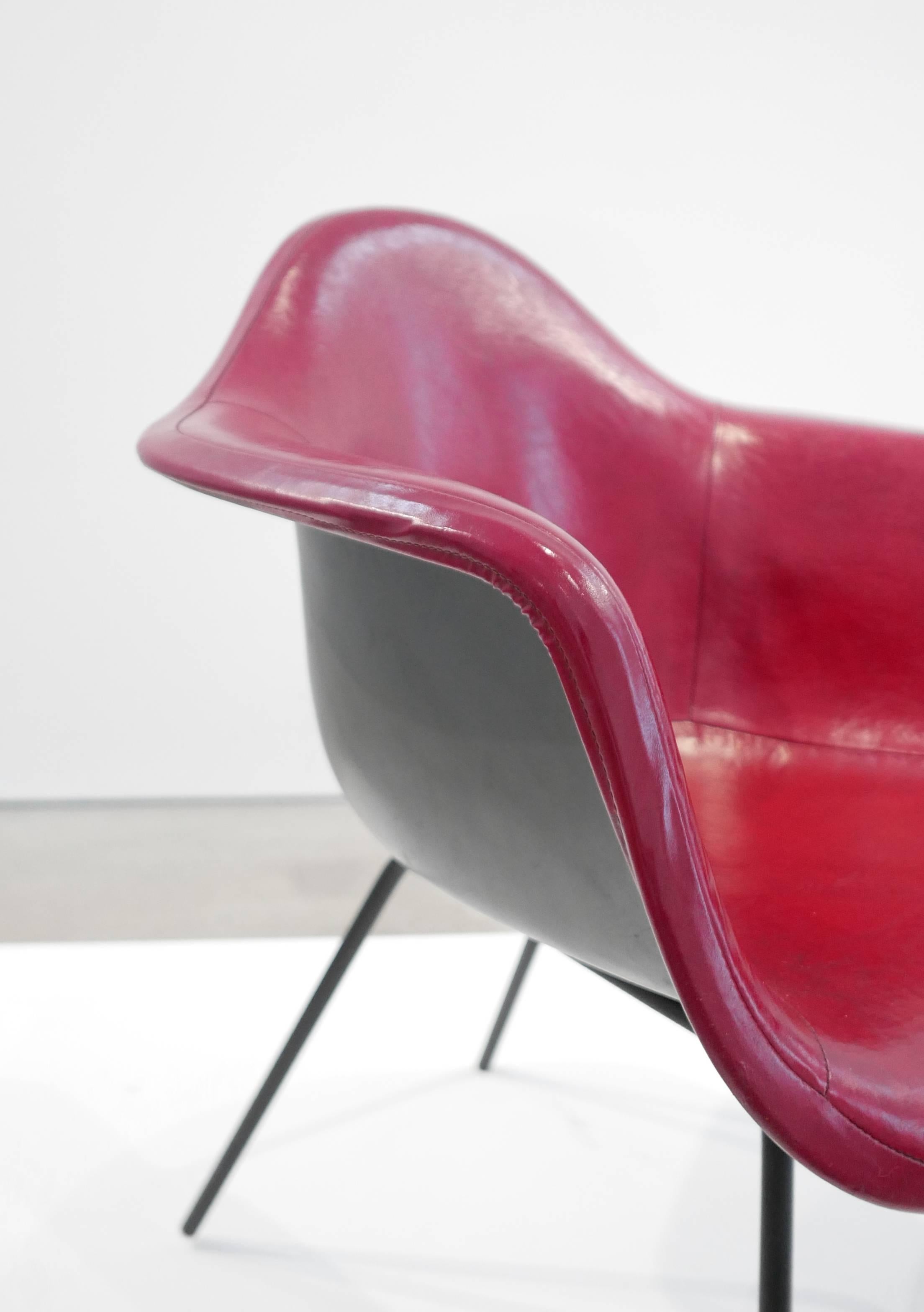 Enameled Charles and Ray Eames Pair of 'DAX' Chairs For Sale
