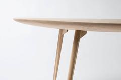 Contemporary Lofbelli Carved Oak Coffee Table with Fine Joinery from CBR Studio