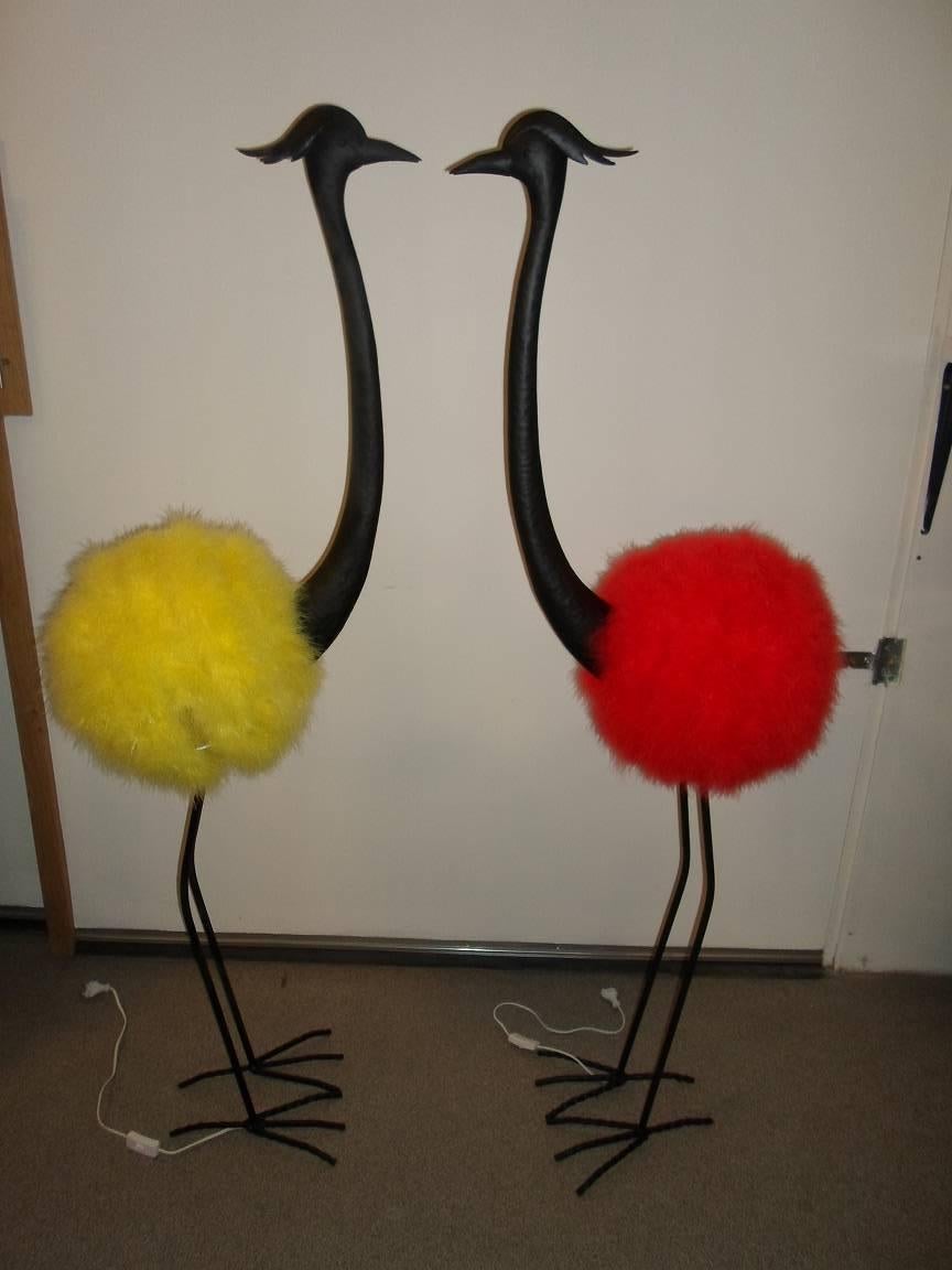 Other Designed Figures Flamingo Yellow and Red Light