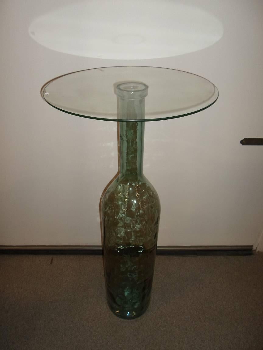 Swedish Designed Table Represent a Glass Bottle