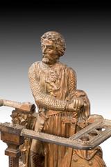 19th Century Cast Iron Stick Stand in the Form of William Wallace