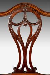 Set of Six George III Carved Dining Chairs