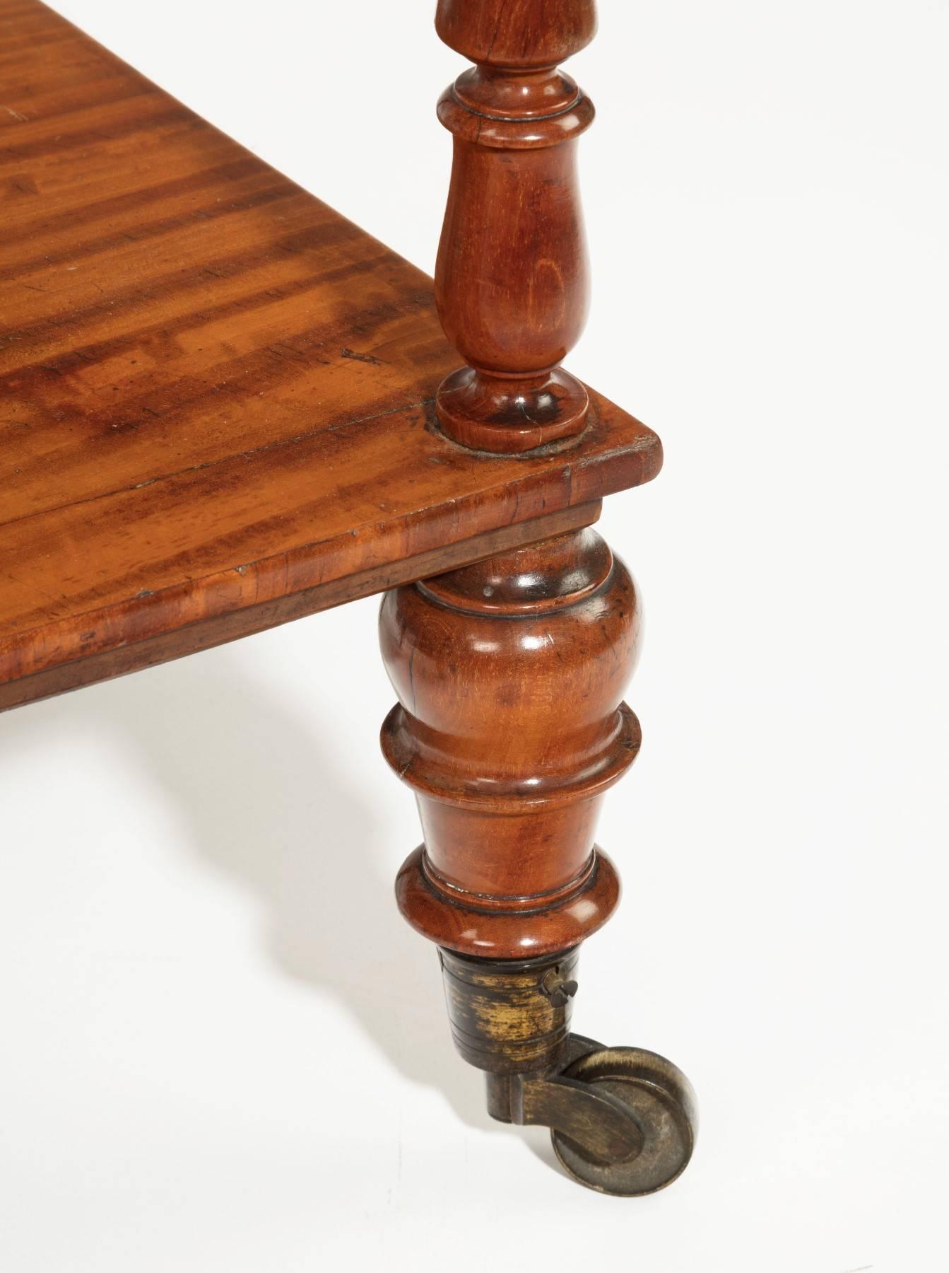 19th Century Regency Period Satinwood Etegere