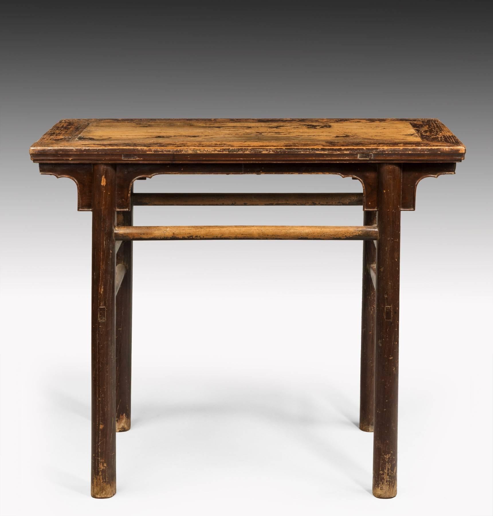 Pair of 19th Century Chinese Alter Tables In Fair Condition For Sale In Hungerford, Berkshire