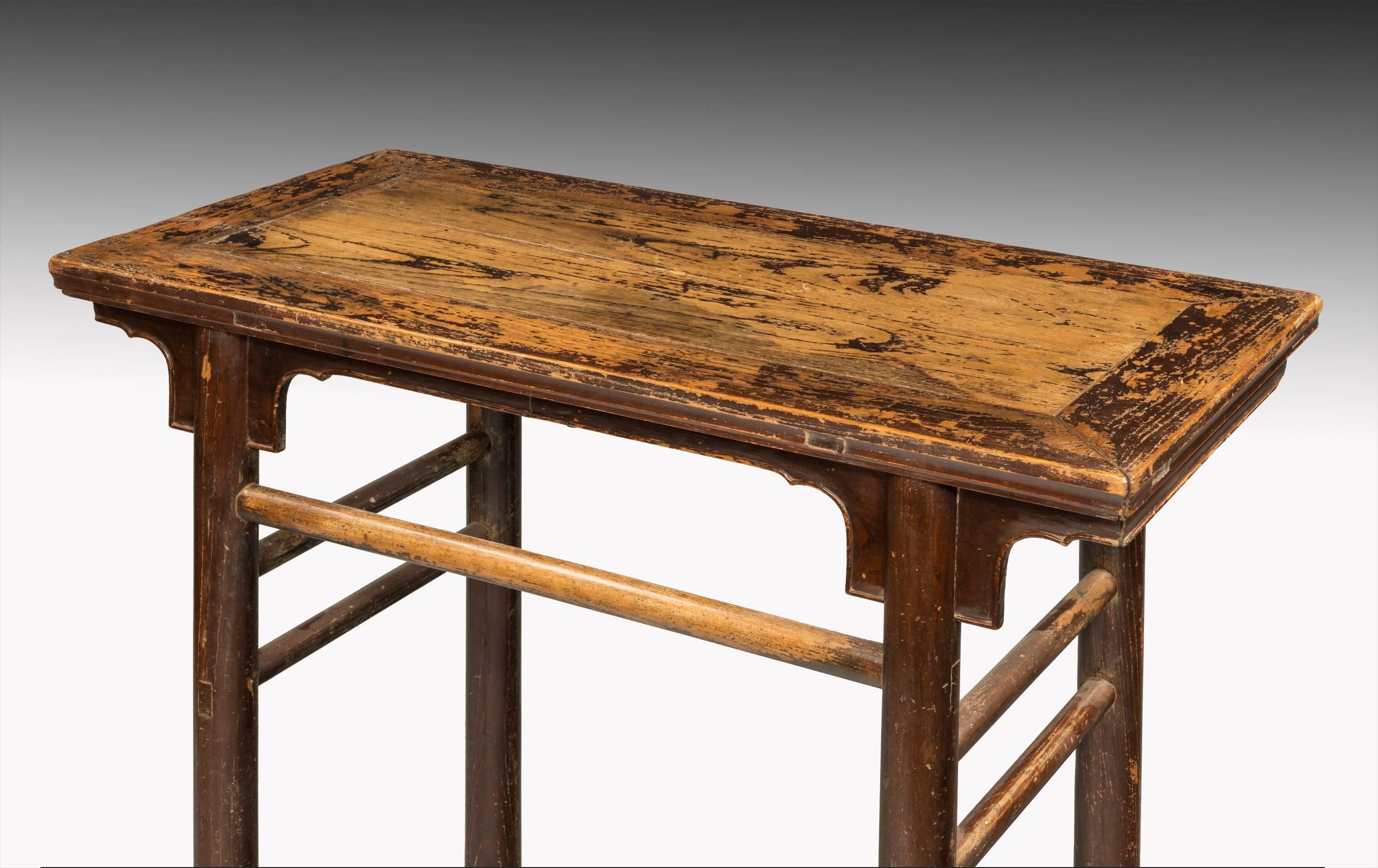 Wood Pair of 19th Century Chinese Alter Tables For Sale