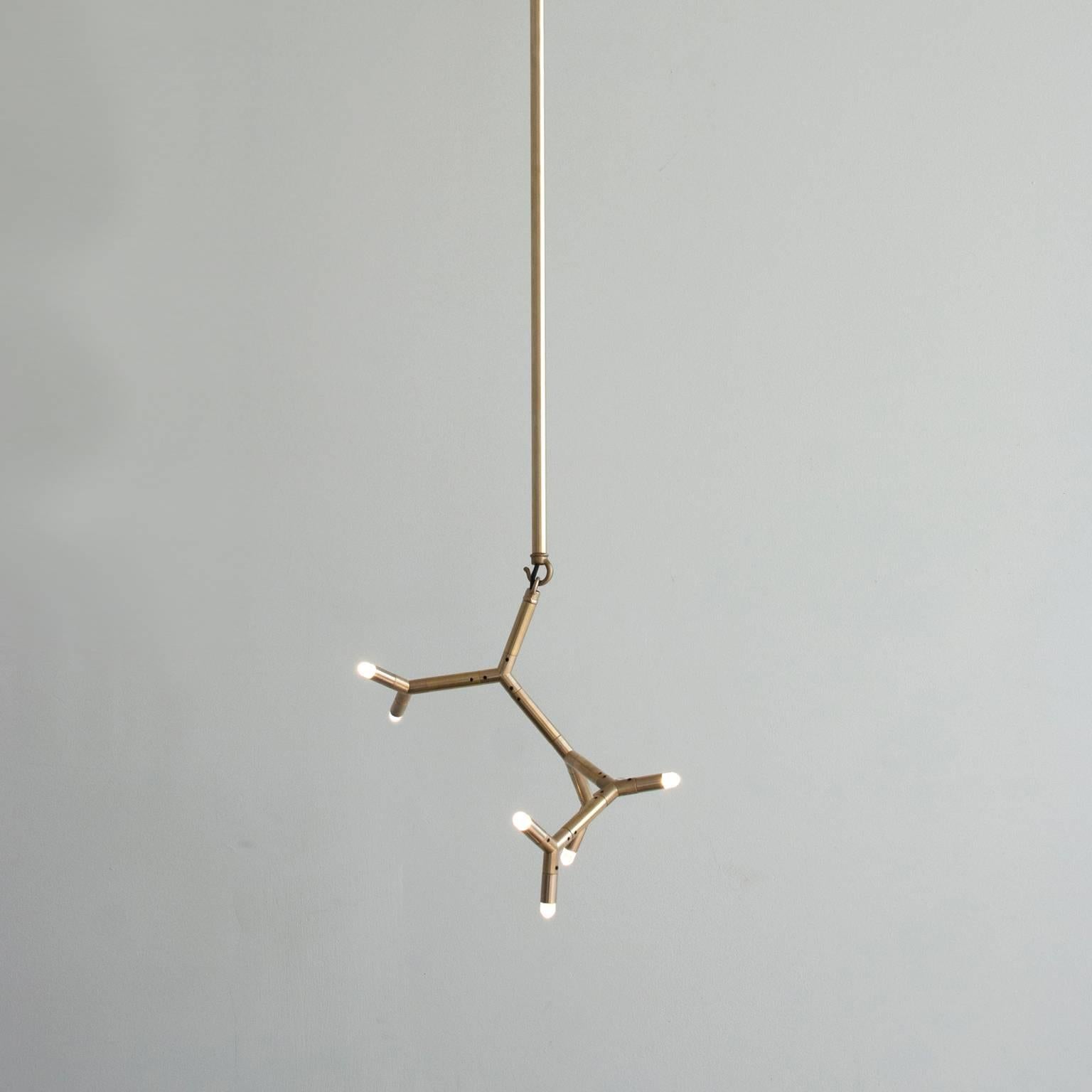 American Ursa Minor Pendant - Contemporary Branching Brass LED Moderns Pednant Fixture