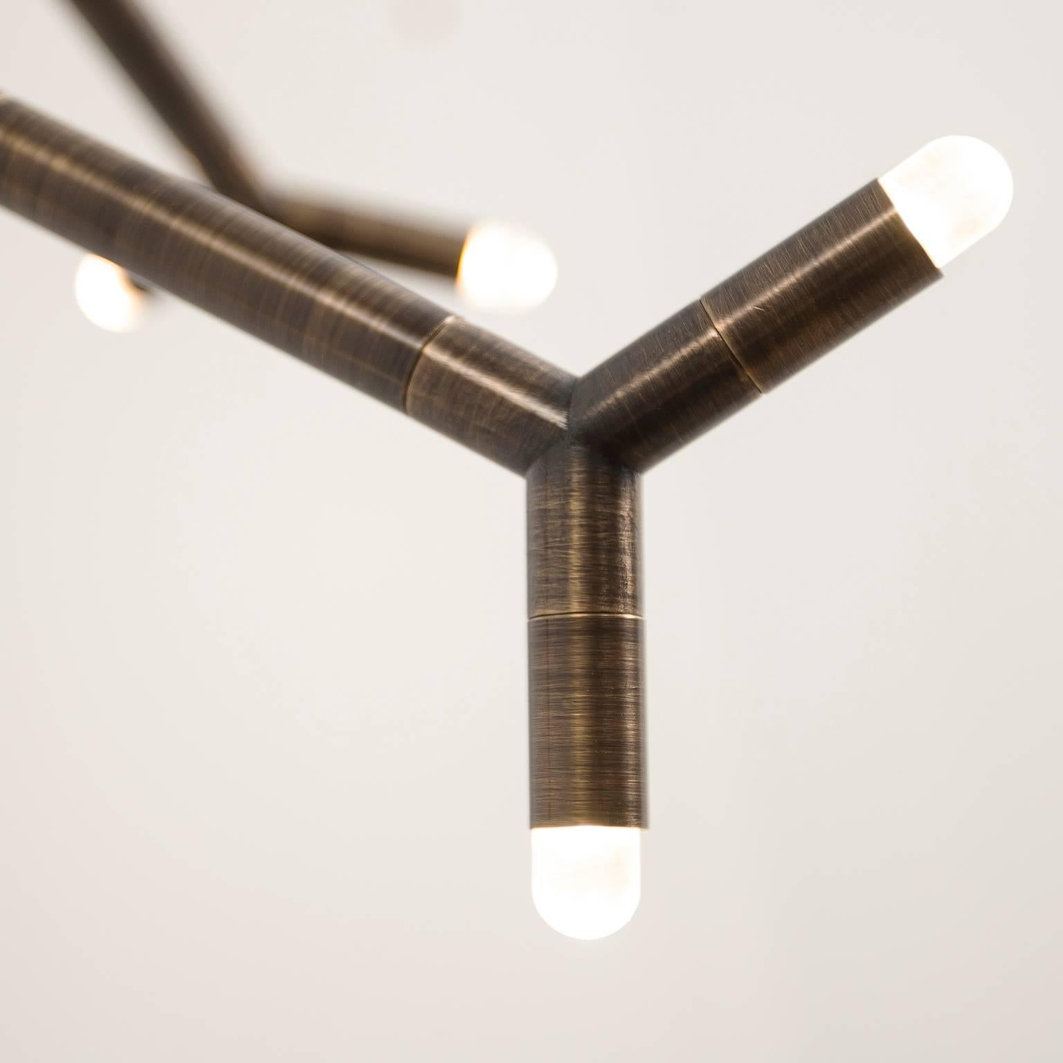 Ursa Minor Pendant - Contemporary Branching Brass LED Moderns Pednant Fixture 2