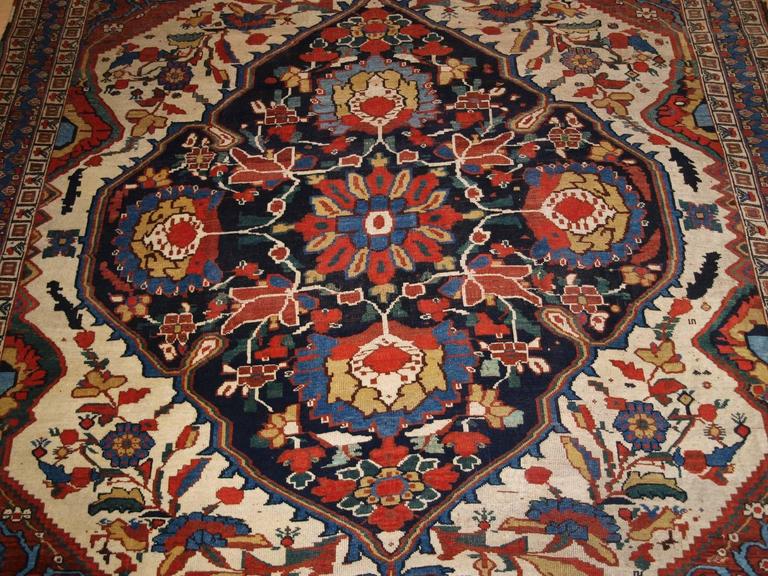 Antique South West Persian Khamseh Tribal Rug, 19th Century For Sale at
