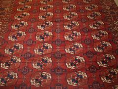 Antique Tekke Turkmen Main Carpet, circa 1870