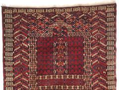 Antique Tekke Turkmen Ensi of Traditional Design with Excellent Rich Color