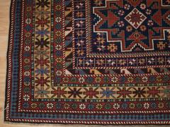 Antique Caucasian Rug with 'Lesghi Star' Design, circa 1890