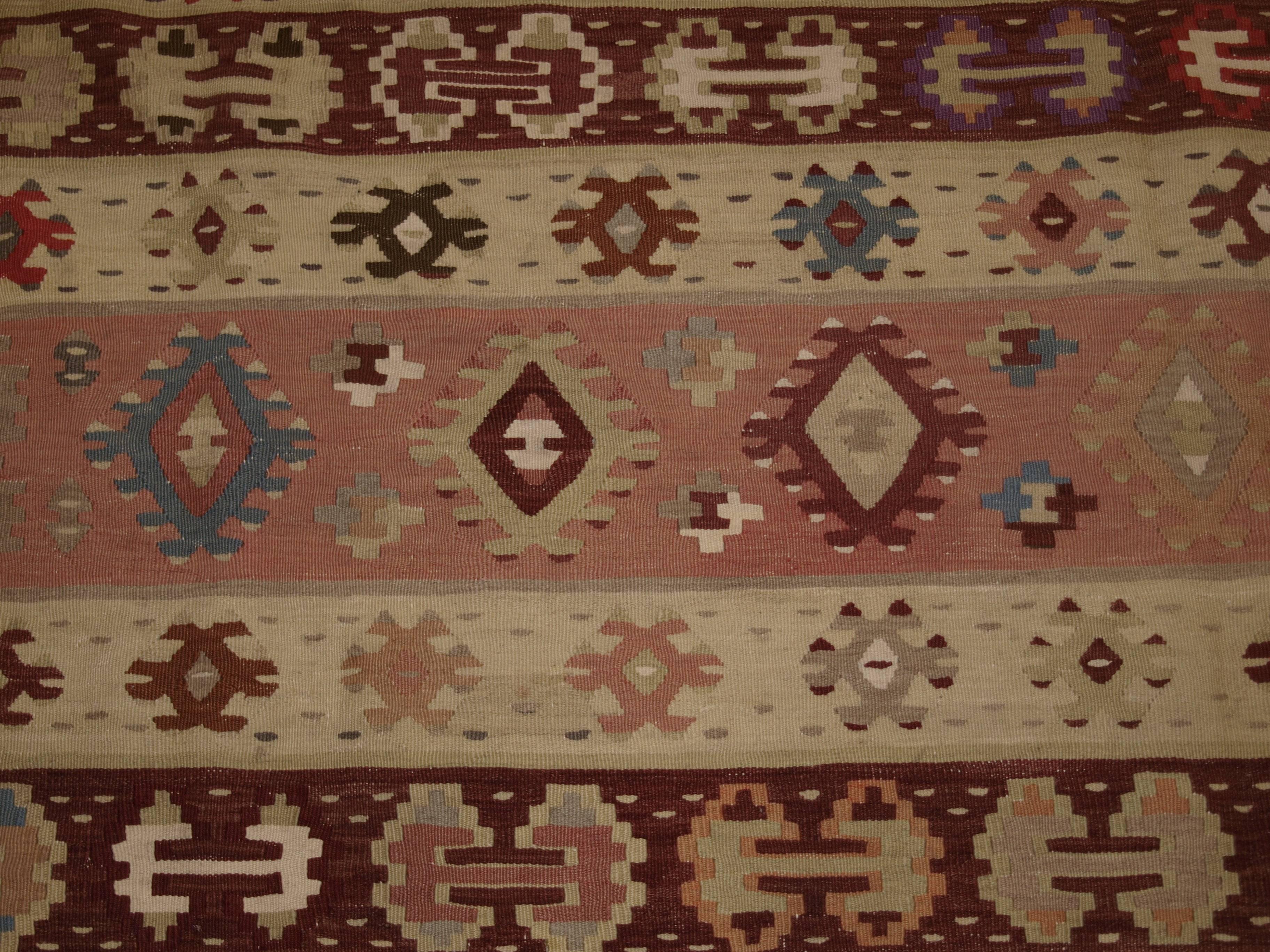 Old Anatolian Sharkoy Kilim, Western Turkey In Excellent Condition In Moreton-in-Marsh, GB
