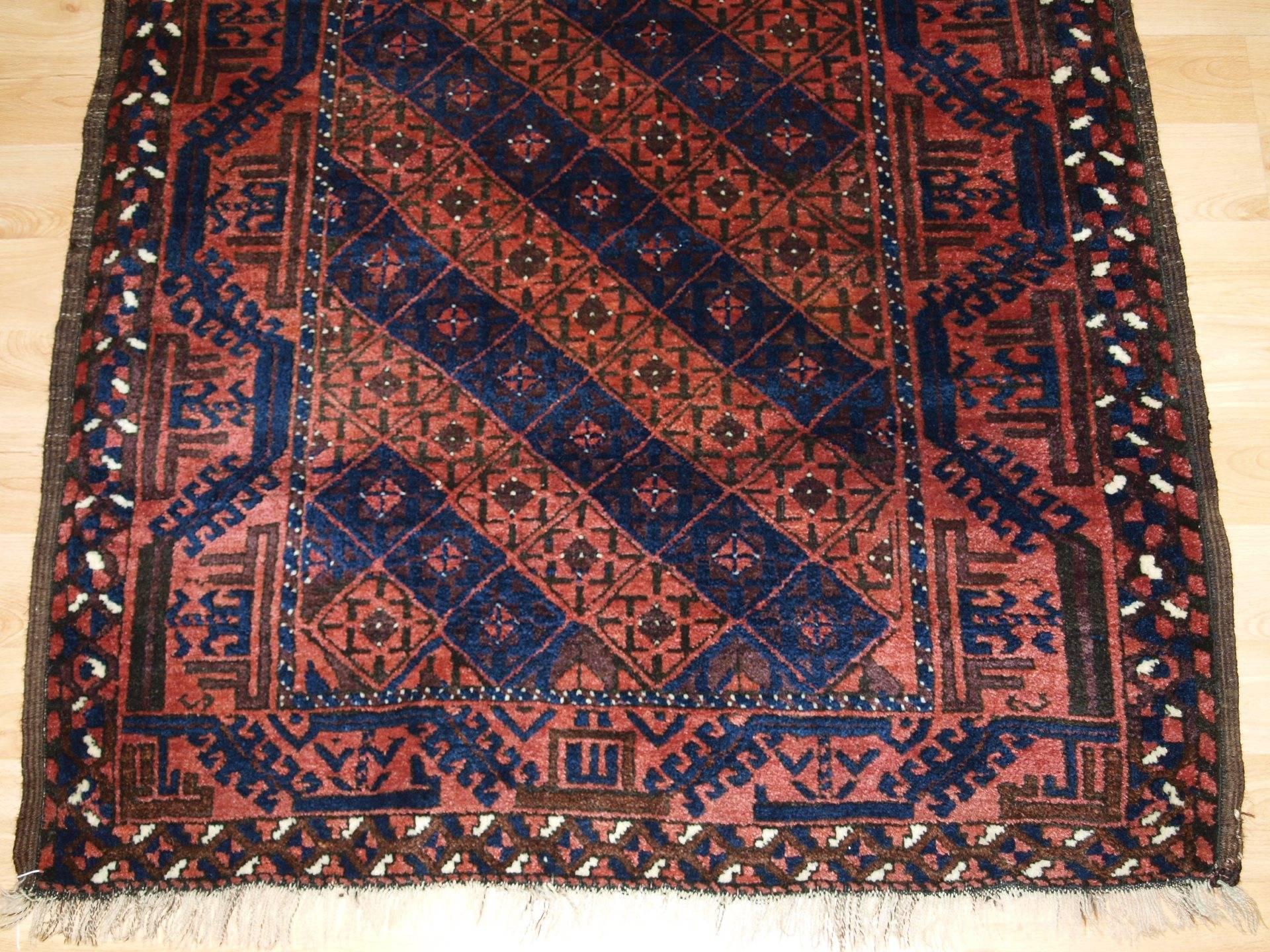 Antique Persian Baluch Rug from Eastern Persia, circa 1900 2