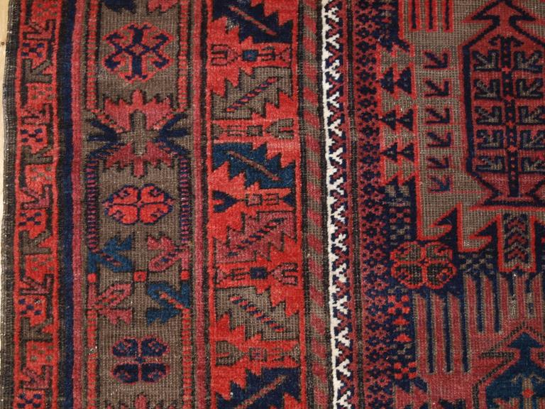Antique Timuri Baluch Main Carpet with Classic Afghan Timuri Design ...