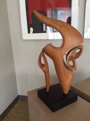 Abstract Wood Sculpture by Milton Gavidia