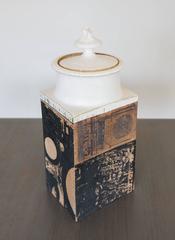 Don Jones Pottery Art Covered Jar