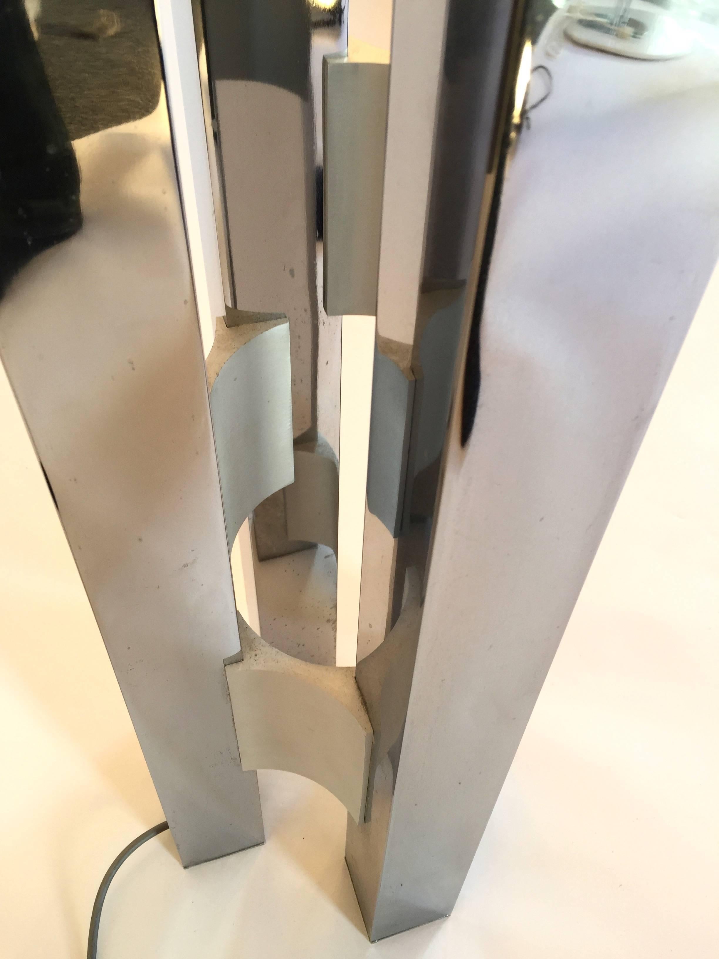 Floor Lamp Cubic by Gaetano Sciolari, 1970s, Italy 1