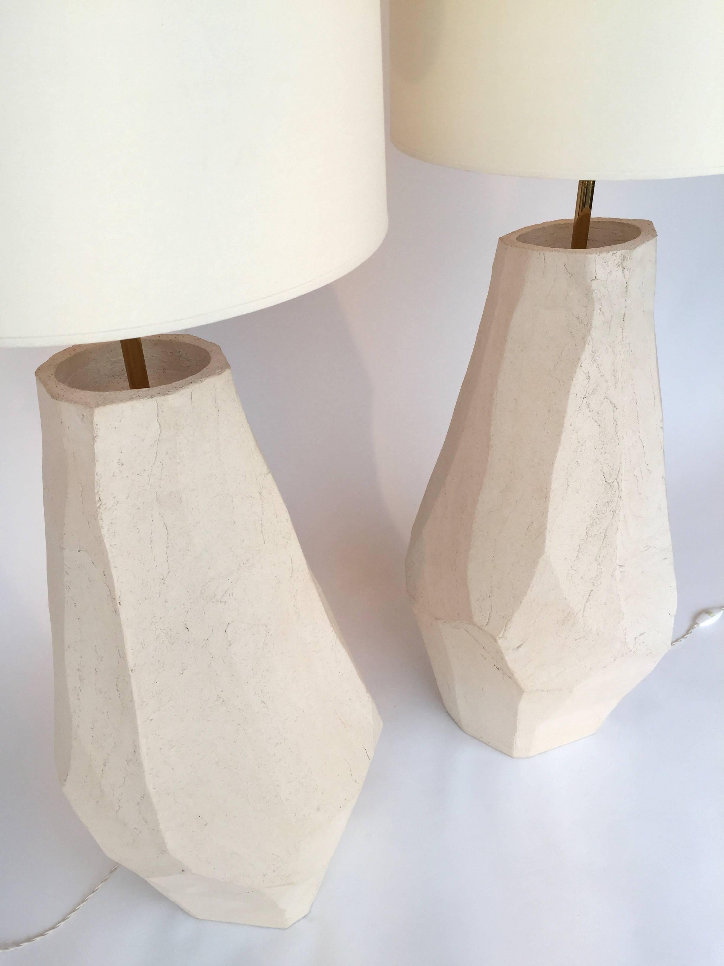 Floor Lamps in Ceramic by Roberto Razeni, Contemporary Work 1