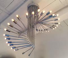 Chandelier by Reggiani, 1970s, Italy