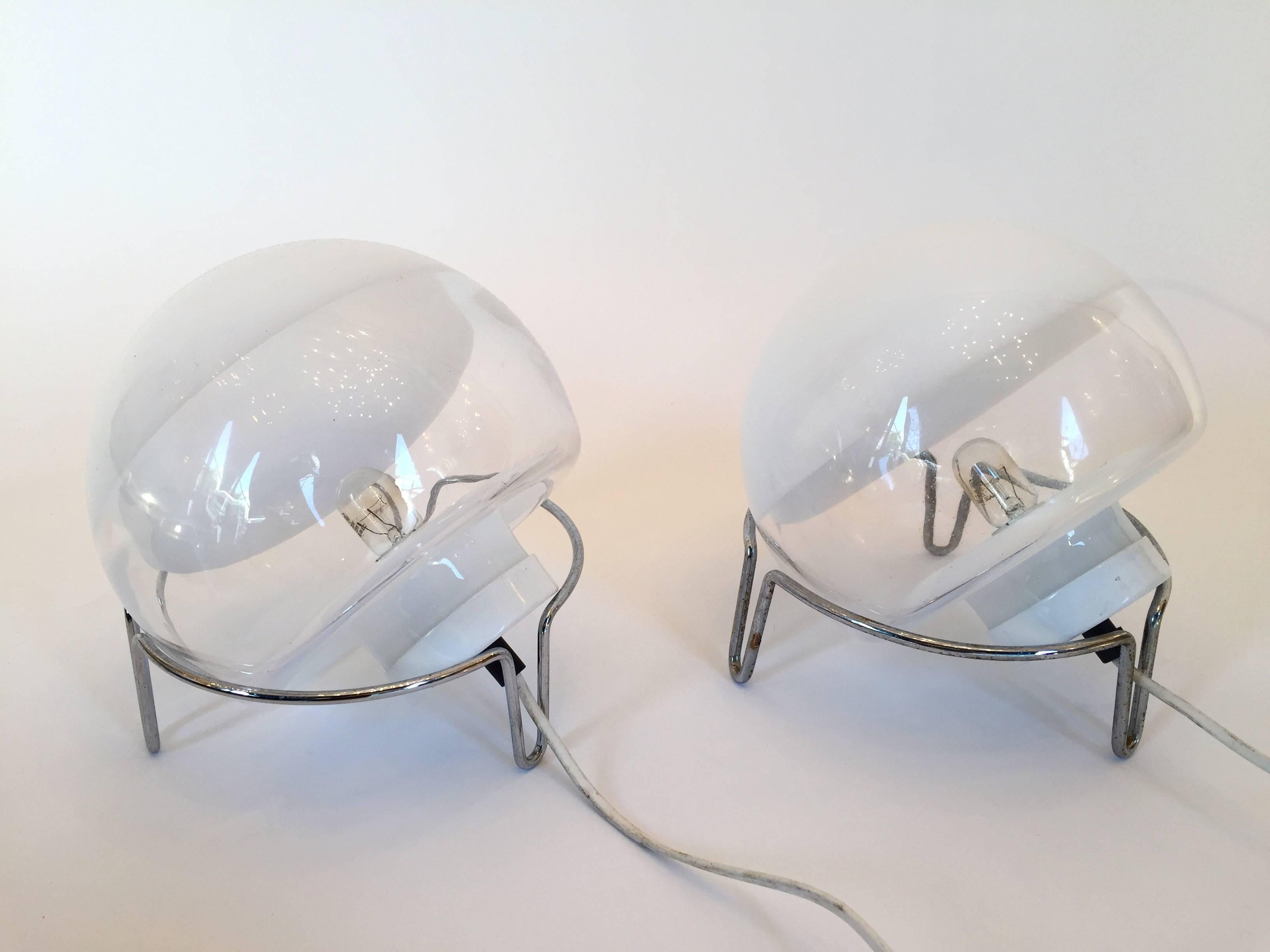 Pair of Lamps by Angelo Mangiarotti for Skipper, Italy, 1980s In Excellent Condition In SAINT-OUEN, FR
