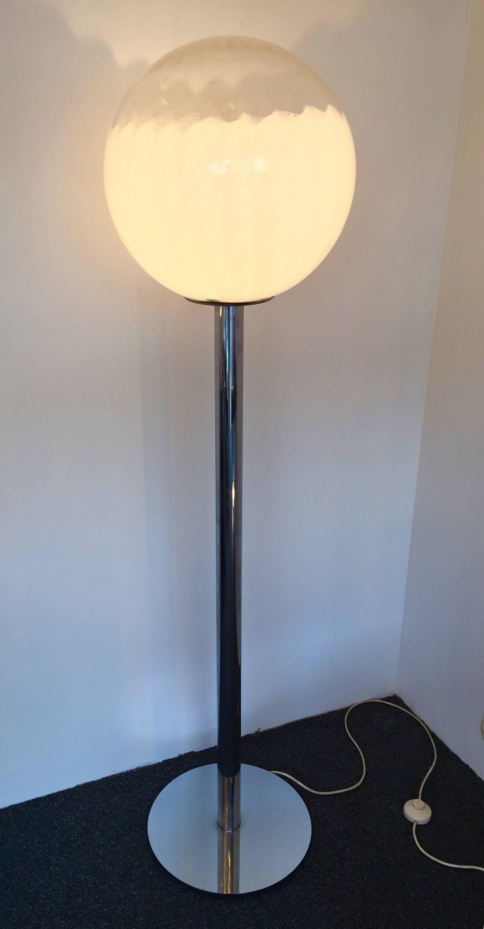 Italian Floor Lamp by La Murrina Murano, Italy, 1970s For Sale