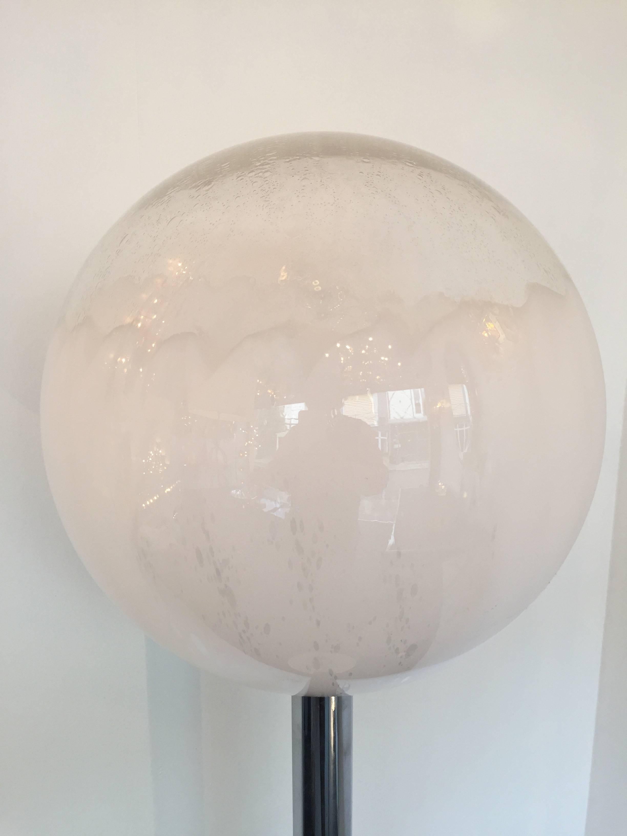 Floor Lamp by La Murrina Murano, Italy, 1970s In Good Condition For Sale In SAINT-OUEN, FR