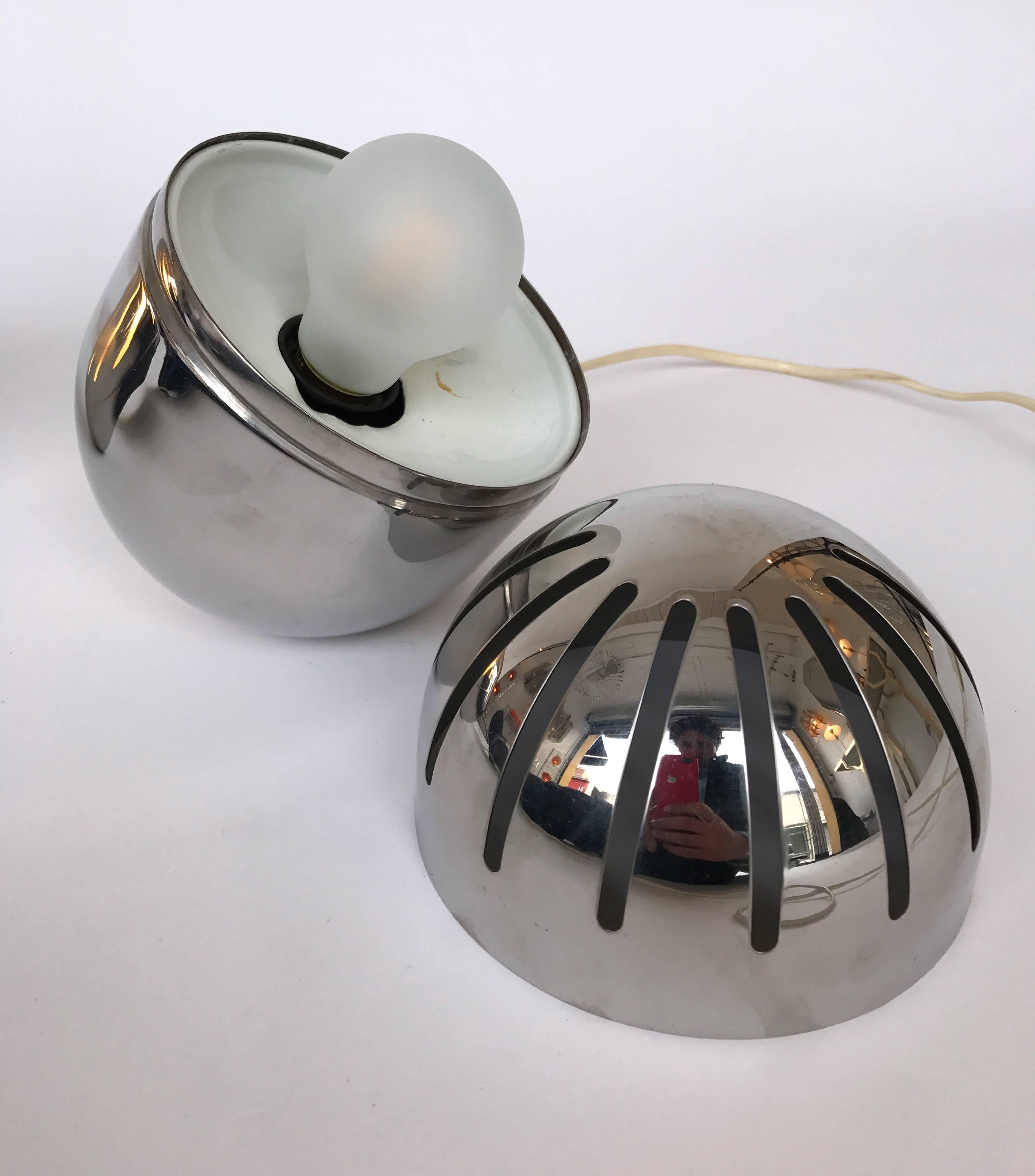 Late 20th Century Pair of Lamps Culbuto by Reggiani, Italy, 1970s