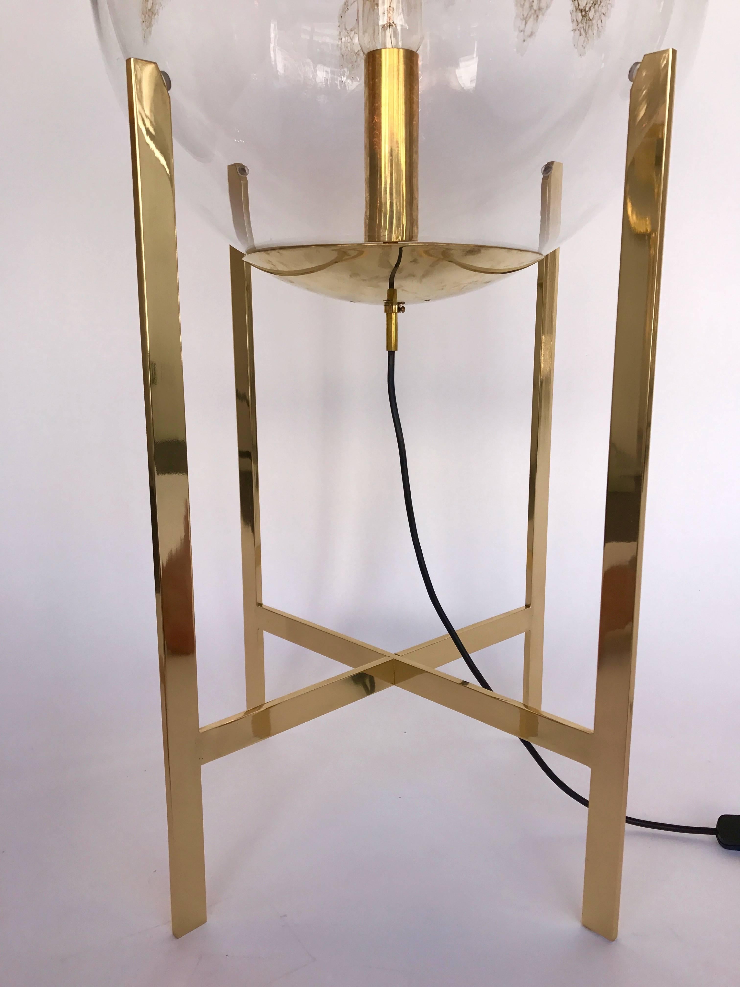 Pair of Floor Lamps by La Murrina Murano, Italy, 1990s In Excellent Condition In SAINT-OUEN, FR
