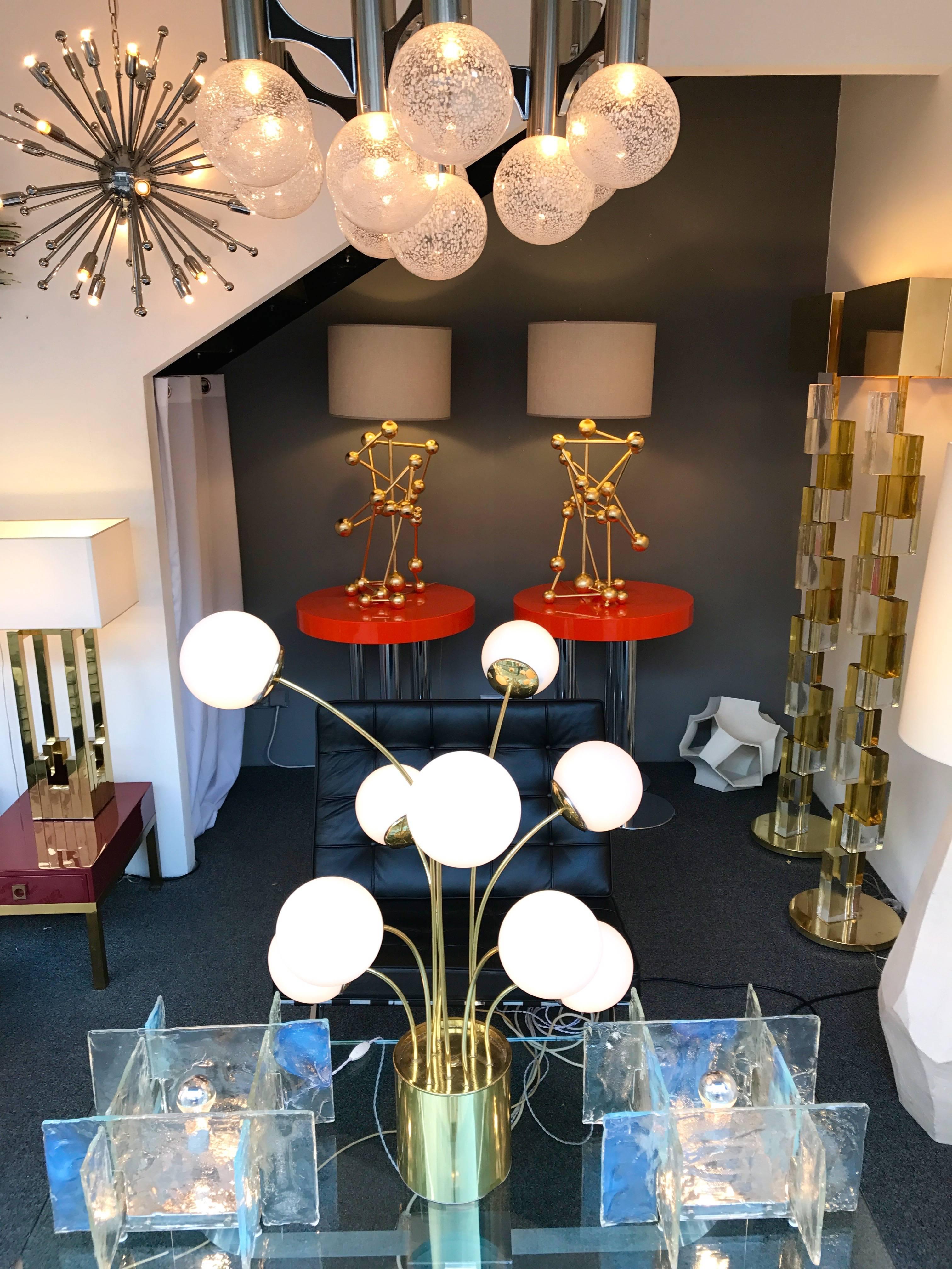 Lampade contemporanee Foglia d'oro atomica di Antonio Cagianelli, Italia in vendita 2