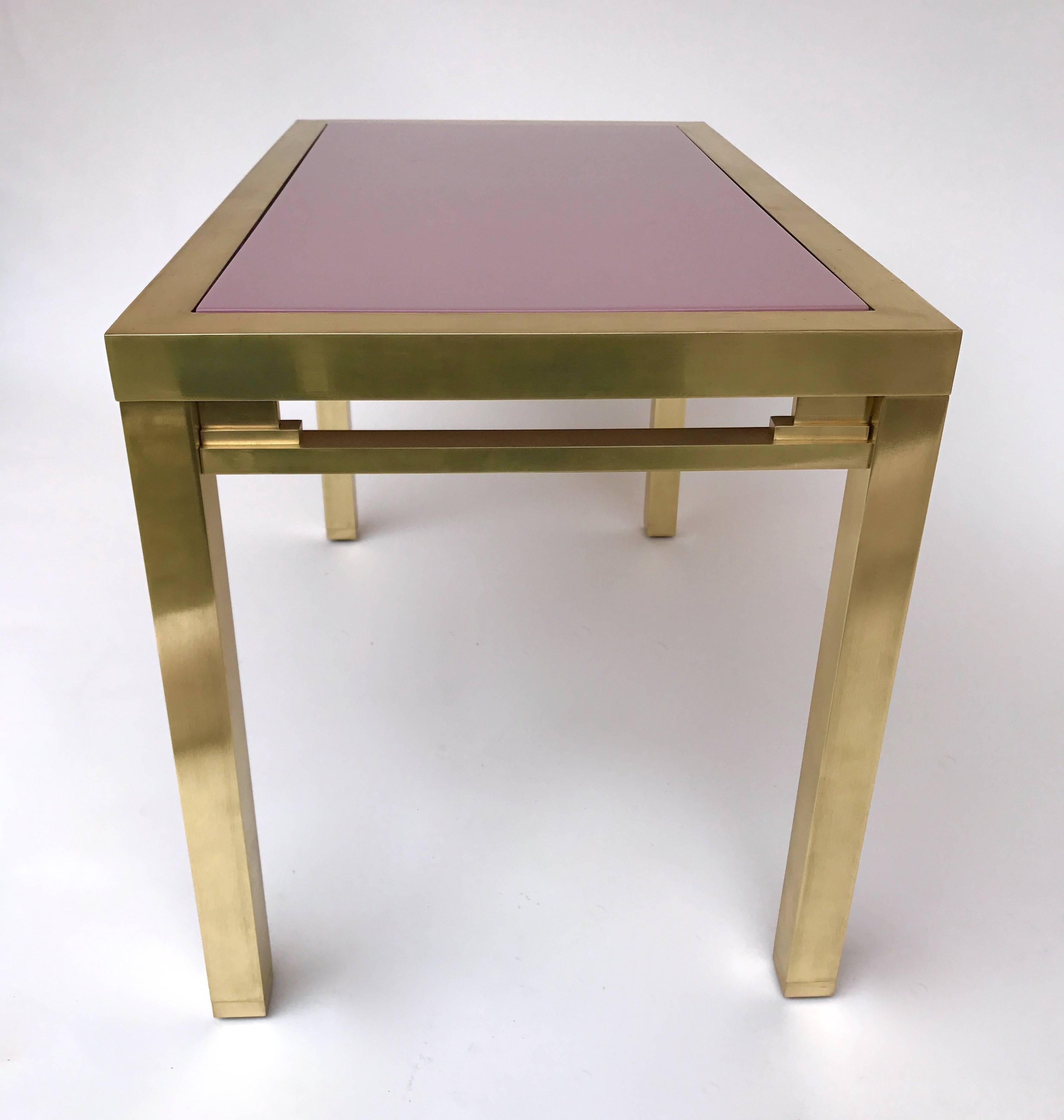 Pair of Lacquered Side Tables by Guy Lefèvre for Maison Jansen, France, 1970s In Excellent Condition In SAINT-OUEN, FR