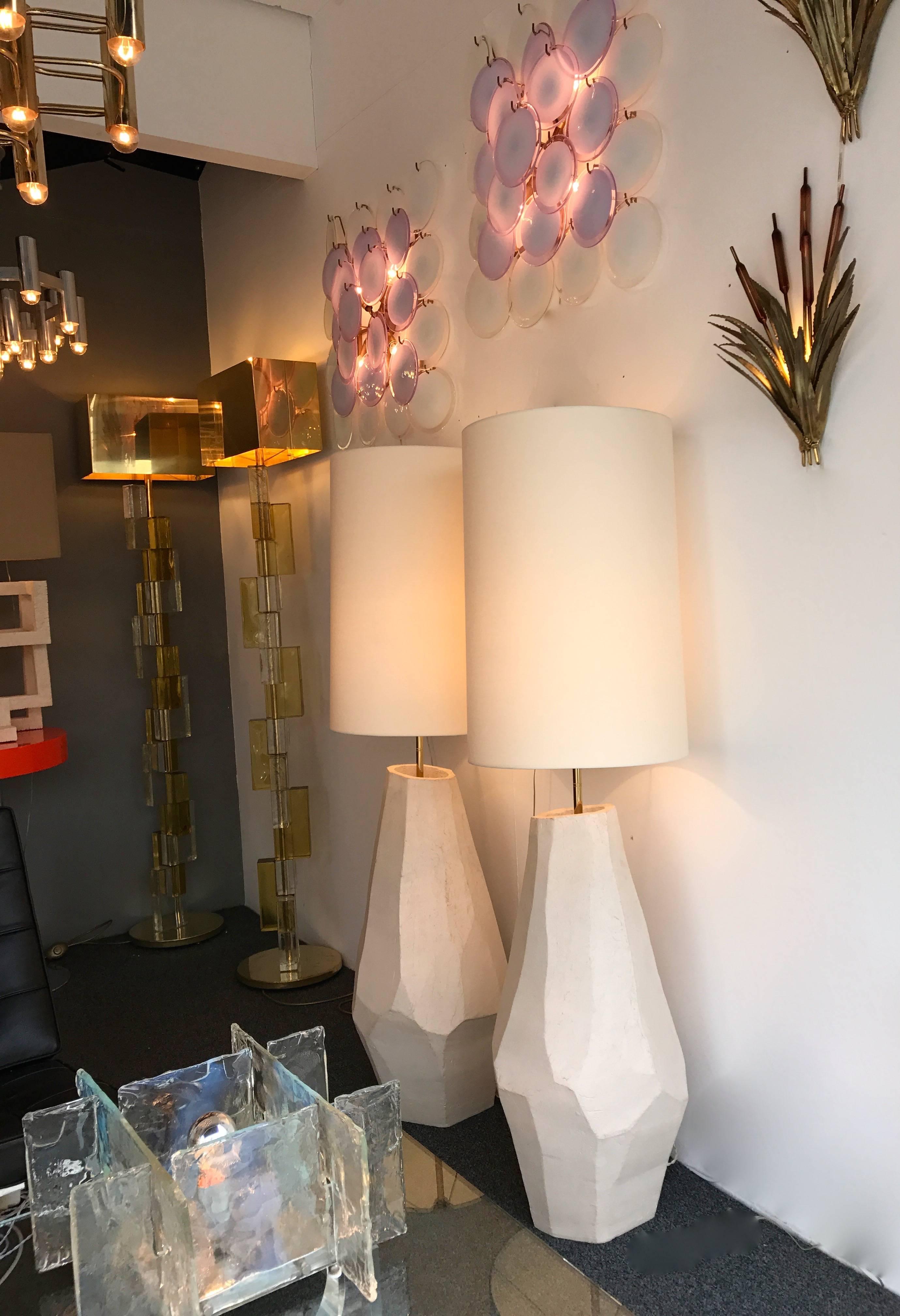 Floor Lamps in Ceramic by Roberto Razeni, Contemporary Work In Excellent Condition In SAINT-OUEN, FR