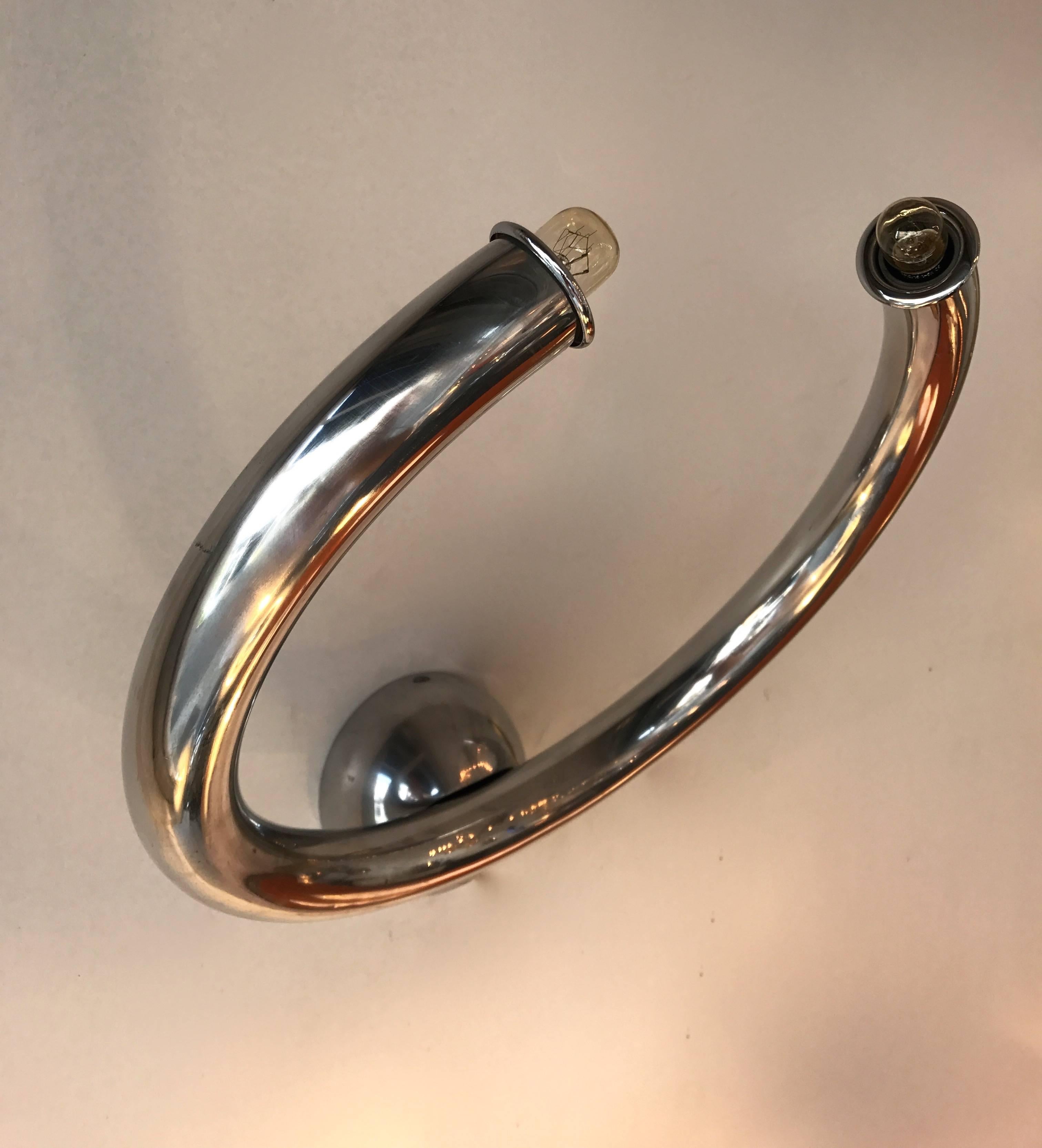 Ring model sconces. Famous manufacture like Sciolari, Willy Rizzo, Romeo Rega, Maison Jansen.