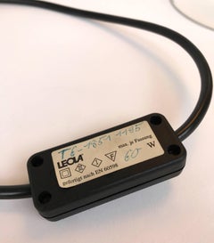 Pair of Brass and Murano Glass Lamps by Leola, Germany, 1980s