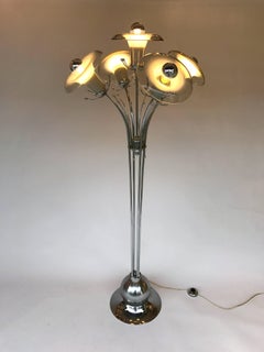 Floor Lamp Flower Murano Glass, Italy, 1970s