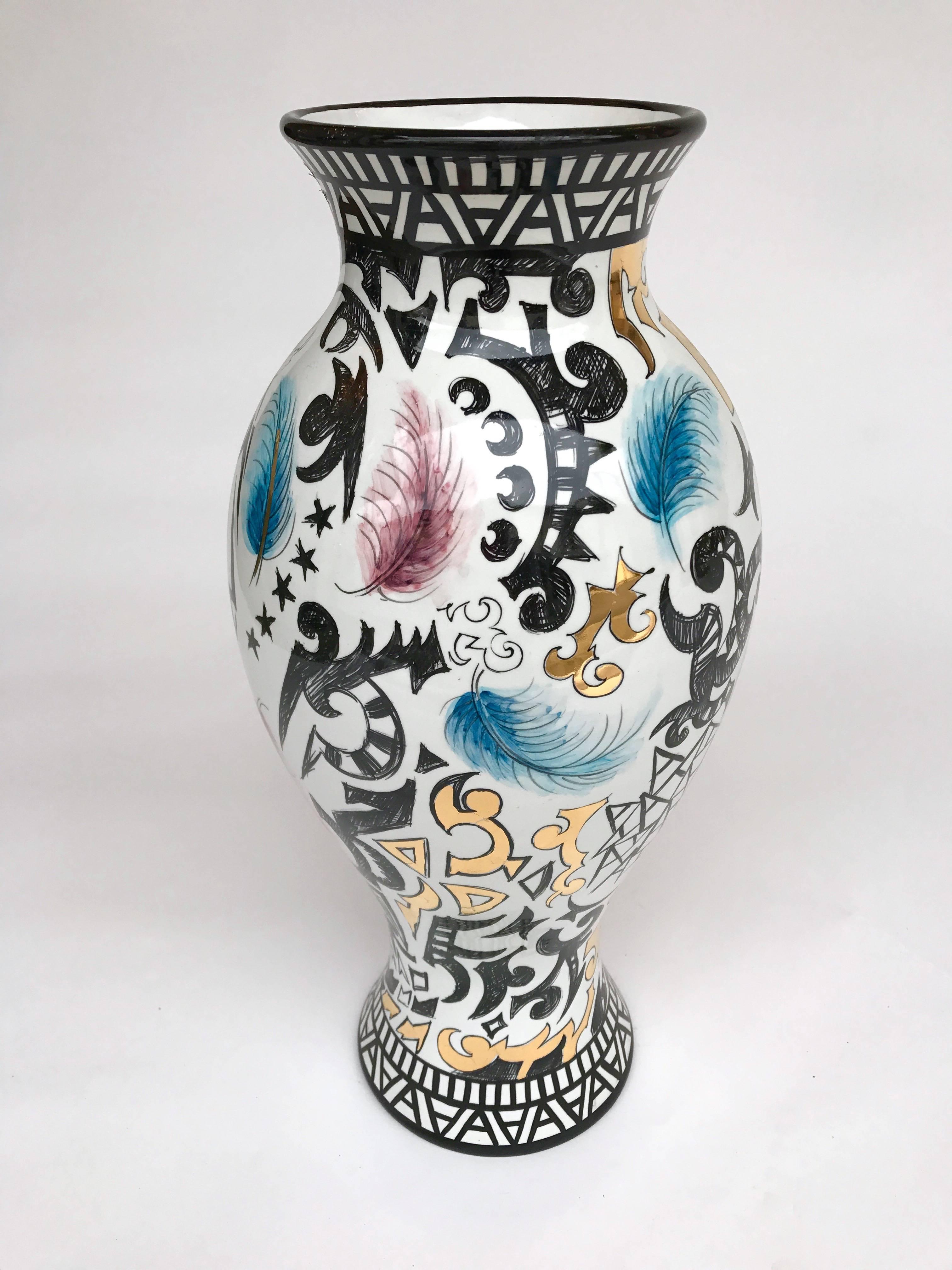 XXI secolo e contemporaneo Vaso in ceramica di Antonio Cagianelli, Italia, Contemporaneo, 2015 in vendita