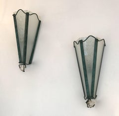 Pair of Sconces by Marco de Gueltzl, France, 1980s