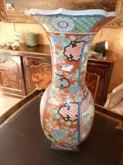 Pair of 19th Century Japanese Imari Porcelain Vases