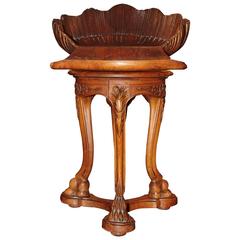 19th Century Venetian Adjustable Swivel Stool Tri-Pod