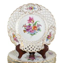 36 Piece Dresden Porcelain Dinner Service for 12 by Ambrosius Lamm