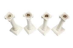 Four 19th Century Candlesticks by Spode from President Franklin D. Roosevelt